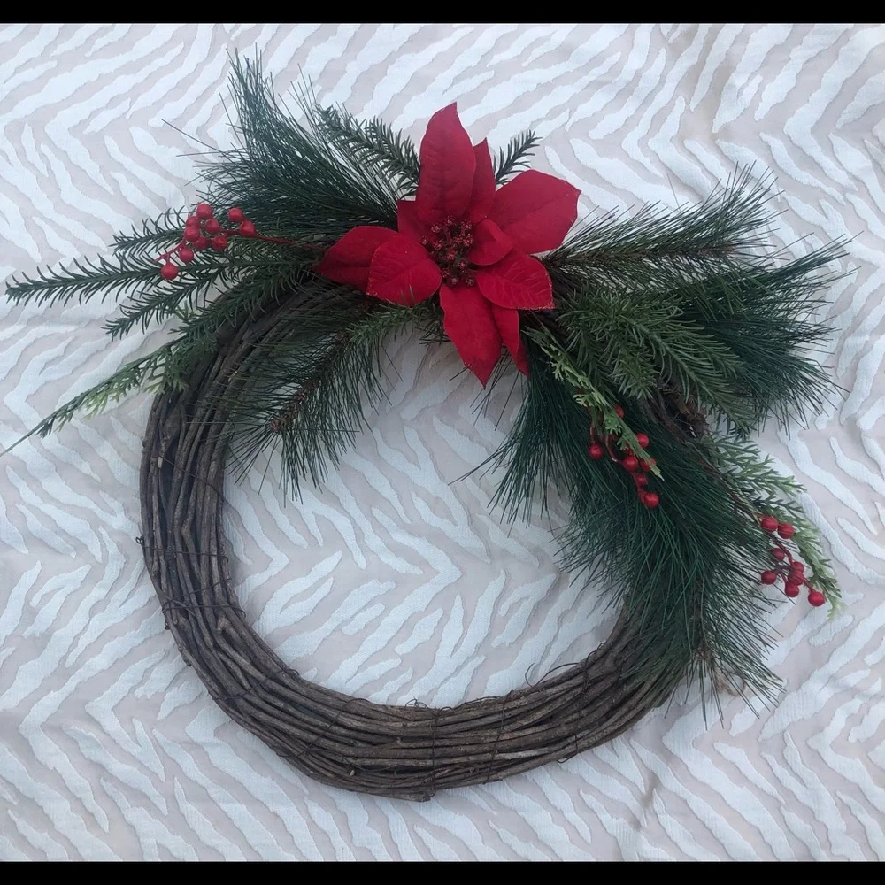 🎄❄️🎄- Rustic Christmas Wreath NWOT